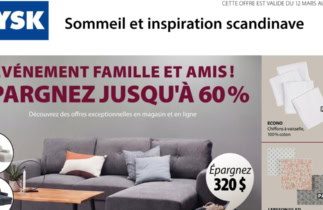 Circulaire JYSK du 12 au 25 mars 2026