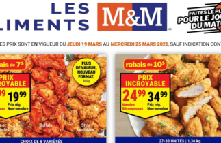 Circulaire Les aliments M&M du 19 au 25 mars 2026