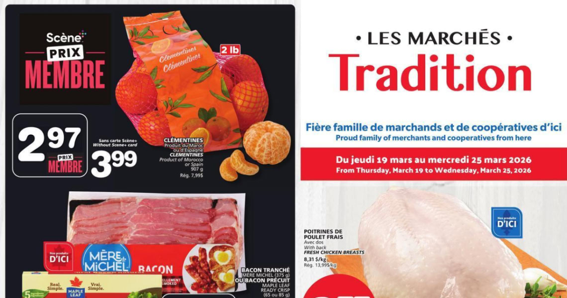 Circulaire Les Marchés Tradition du 19 au 25 mars 2026