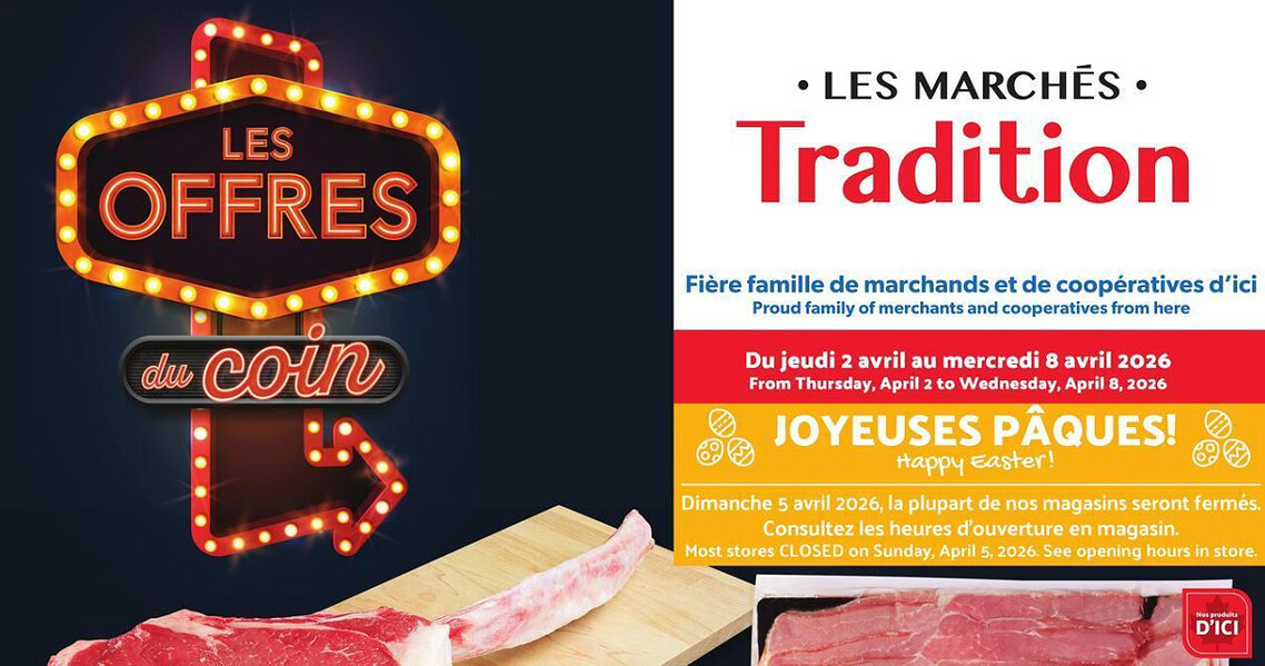 Circulaire Les Marchés Tradition du 2 au 8 avril 2026