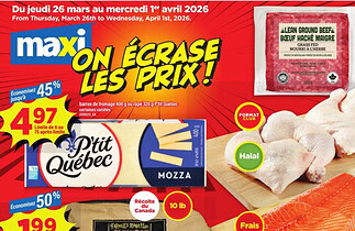 Circulaire Maxi du 26 mars au 1 avril 2026