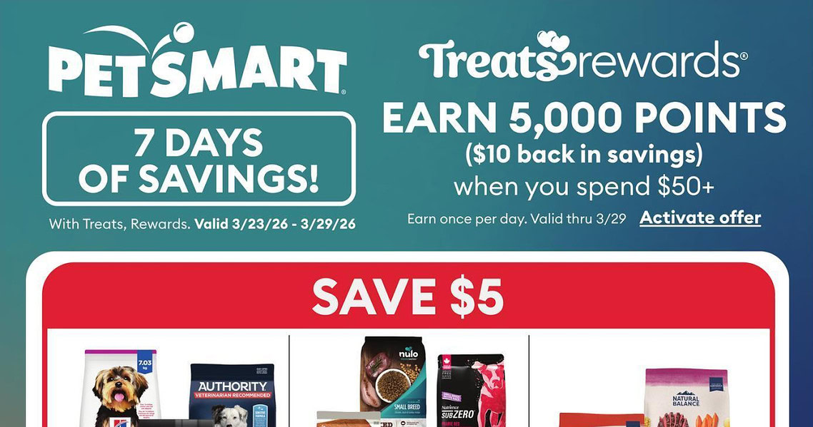Circulaire PetSmart du 23 au 29 mars 2026