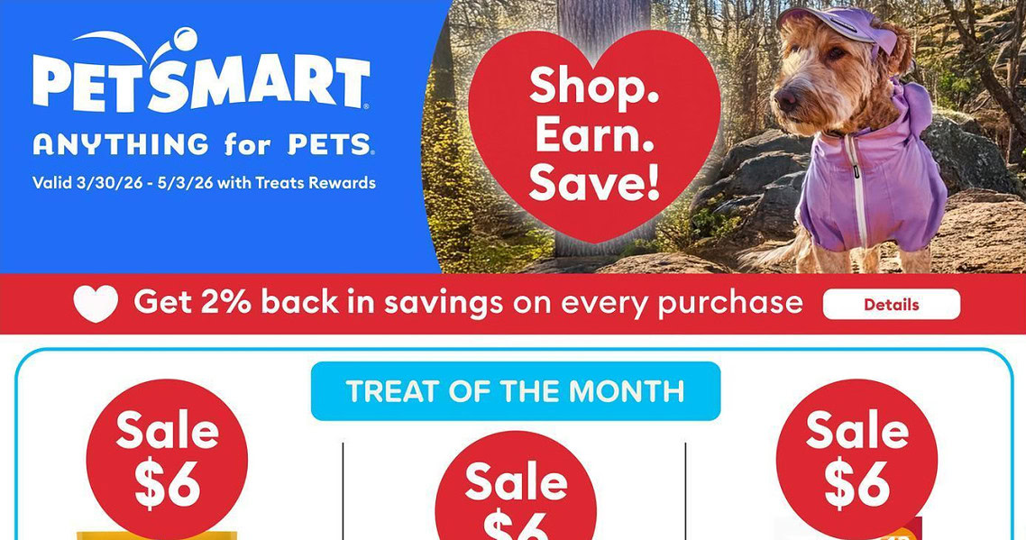 Circulaire PetSmart du 30 mars au 3 mai 2026