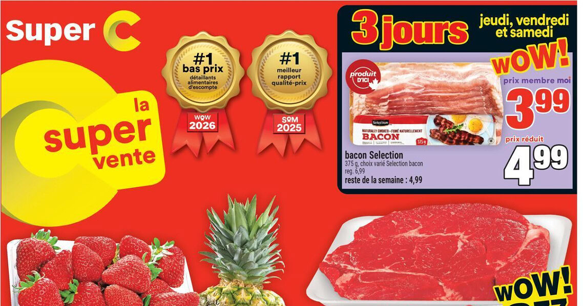 Circulaire Super C du 26 mars au 1 avril 2026