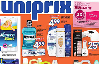 Circulaire Uniprix du 26 mars au 1 avril 2026