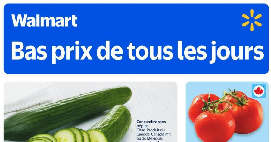Circulaire Walmart du 26 mars au 1 avril 2026