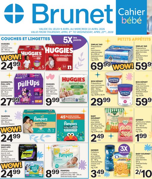 Circulaire Brunet du 9 au 22 avril 2026