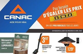 Circulaire Canac du 9 au 15 avril 2026