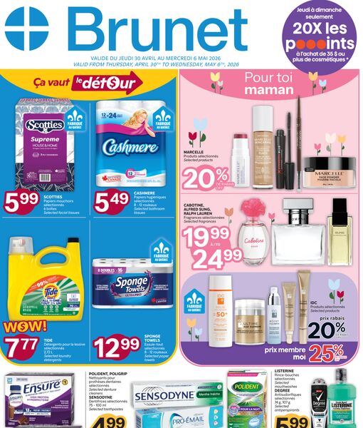 Circulaire Brunet du 30 avril au 6 mai 2026