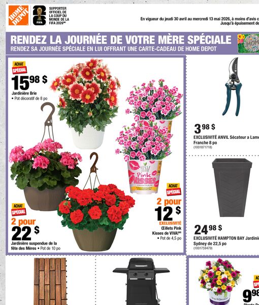Circulaire Home Depot du 30 avril au 13 mai 2026