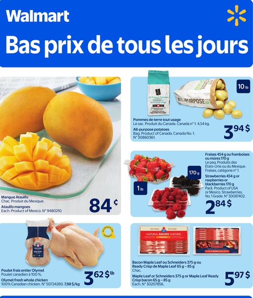 Circulaire Walmart du 23 au 29 avril 2026