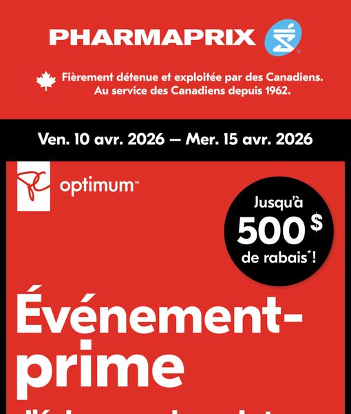 Circulaire Pharmaprix du 10 au 15 avril 2026