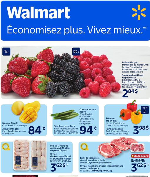 Circulaire Walmart du 30 avril au 6 mai 2026