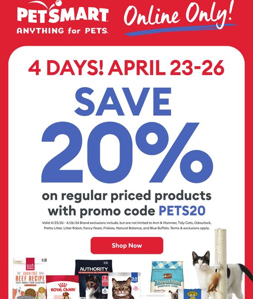 Circulaire PetSmart du 23 au 26 avril 2026