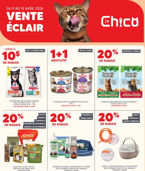 Circulaire Chico du 9 au 15 avril 2026