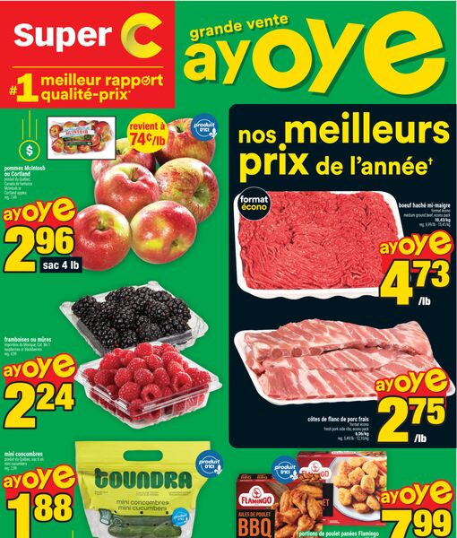Circulaire Super C du 30 avril au 6 mai 2026