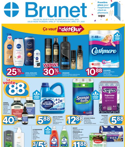 Circulaire Brunet du 9 au 15 avril 2026