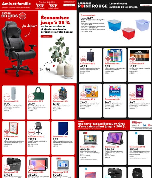 Circulaire Bureau en Gros du 24 au 30 avril 2026