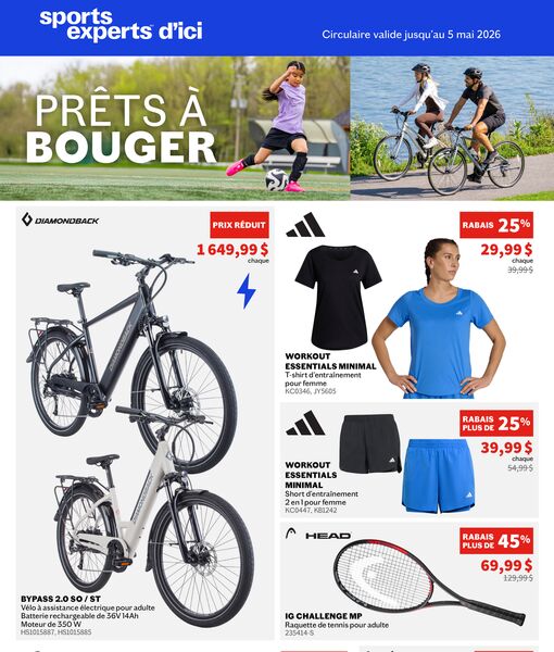 Circulaire Sports Experts du 15 avril au 5 mai 2026