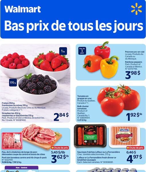 Circulaire Walmart du 16 au 22 avril 2026