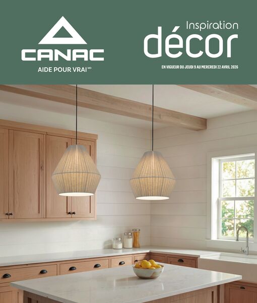 Circulaire Canac du 9 au 22 avril 2026
