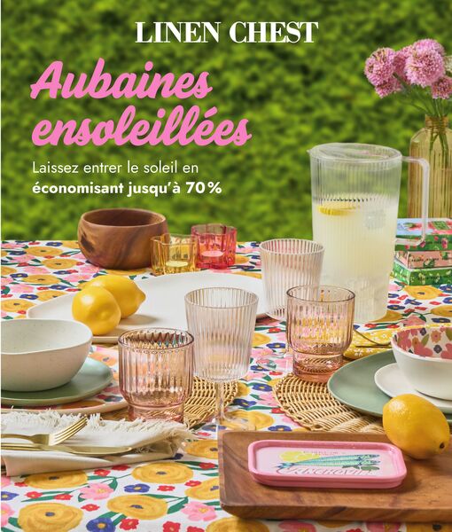 Circulaire Linen Chest du 22 avril au 24 mai 2026