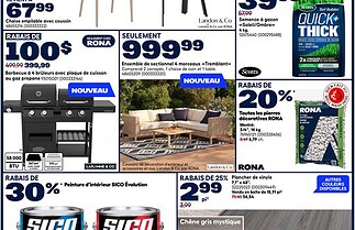 Circulaire RONA du 16 au 22 avril 2026