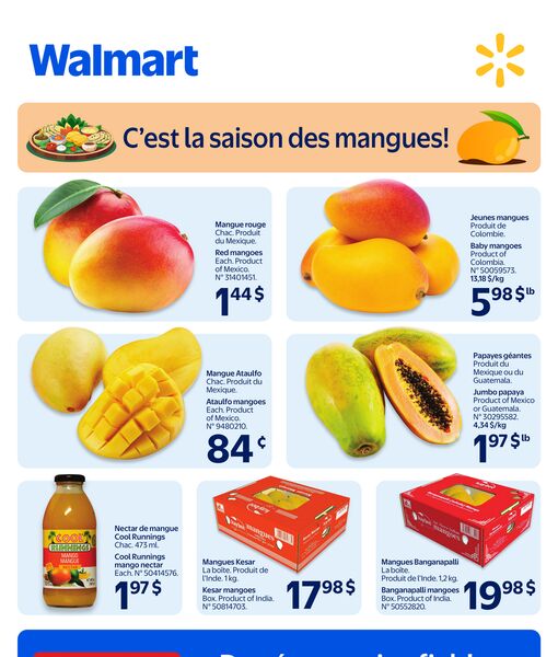 Circulaire Walmart du 23 avril au 6 mai 2026