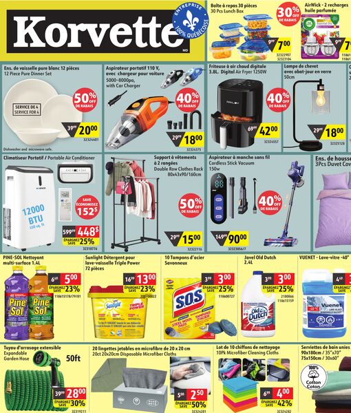 Circulaire Korvette du 16 au 29 avril 2026