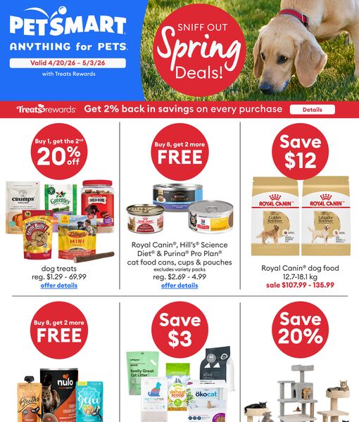 Circulaire PetSmart du 20 avril au 3 mai 2026