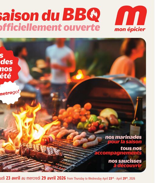 Circulaire Metro du 23 au 29 avril 2026