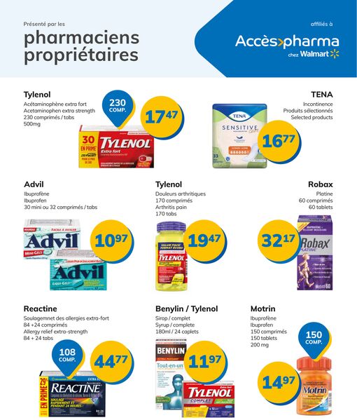 Circulaire Accès pharma du 9 au 29 avril 2026