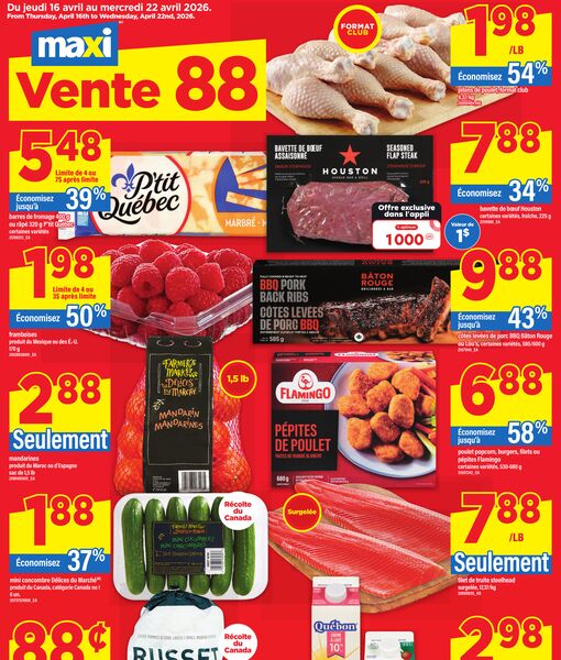 Circulaire Maxi du 16 au 22 avril 2026