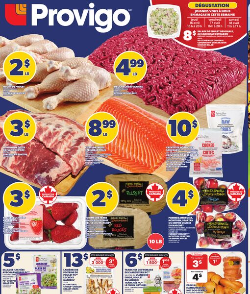 Circulaire Provigo du 16 au 22 avril 2026