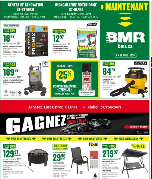 Circulaire BMR Le Groupe du 9 au 15 avril 2026