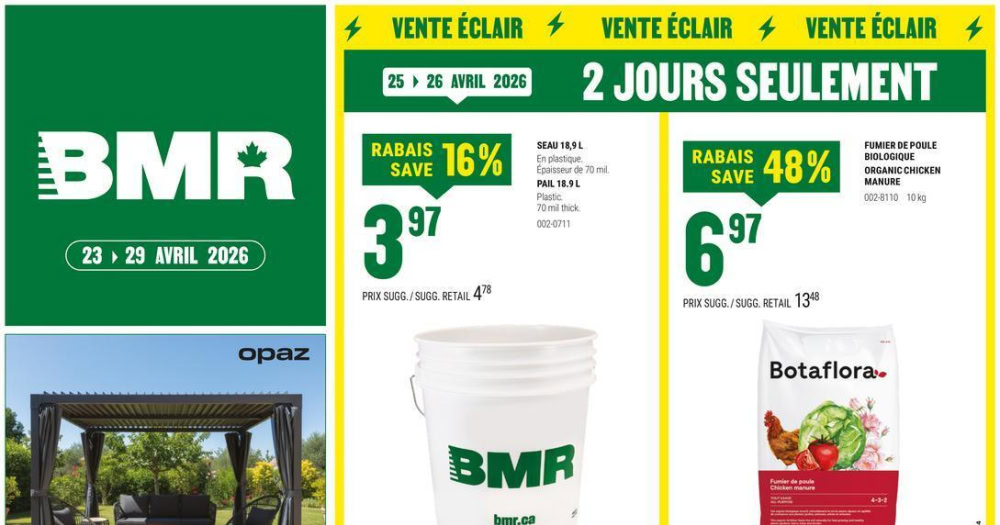 Circulaire BMR Le Groupe du 23 au 29 avril 2026