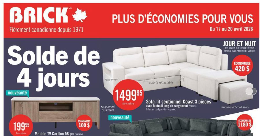 Circulaire Brick du 17 au 29 avril 2026