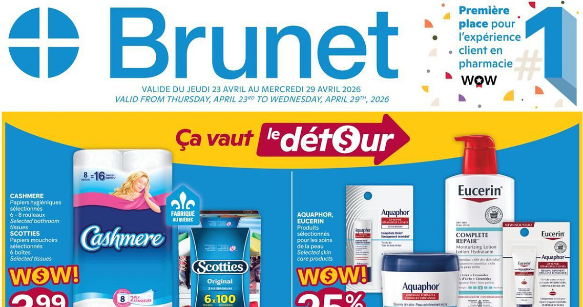 Circulaire Brunet du 23 au 29 avril 2026