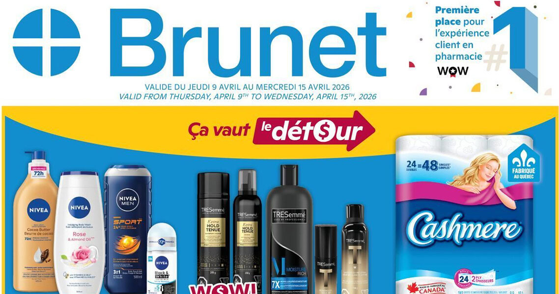 Circulaire Brunet du 9 au 15 avril 2026