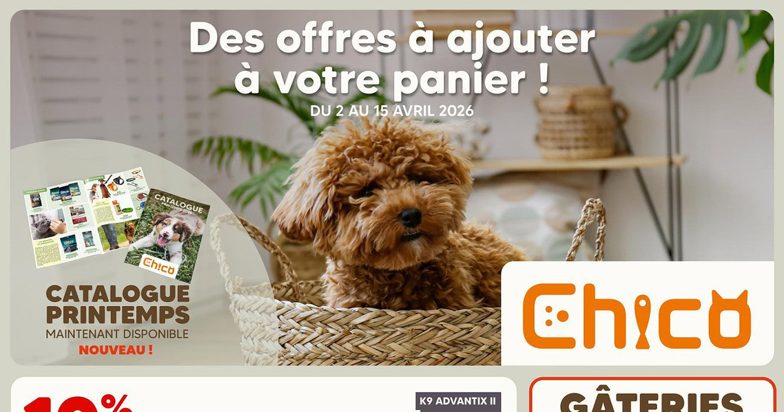 Circulaire Chico du 2 au 15 avril 2026