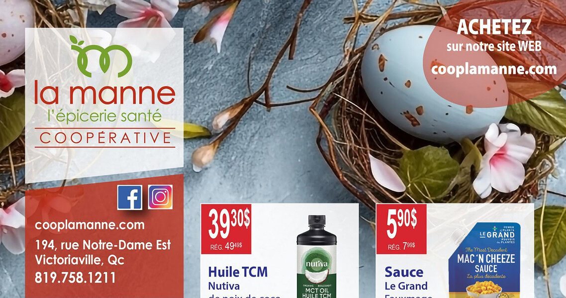 Circulaire Coop LaManne du 1 au 30 avril 2026