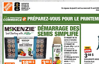 Circulaire Home Depot du 2 au 15 avril 2026