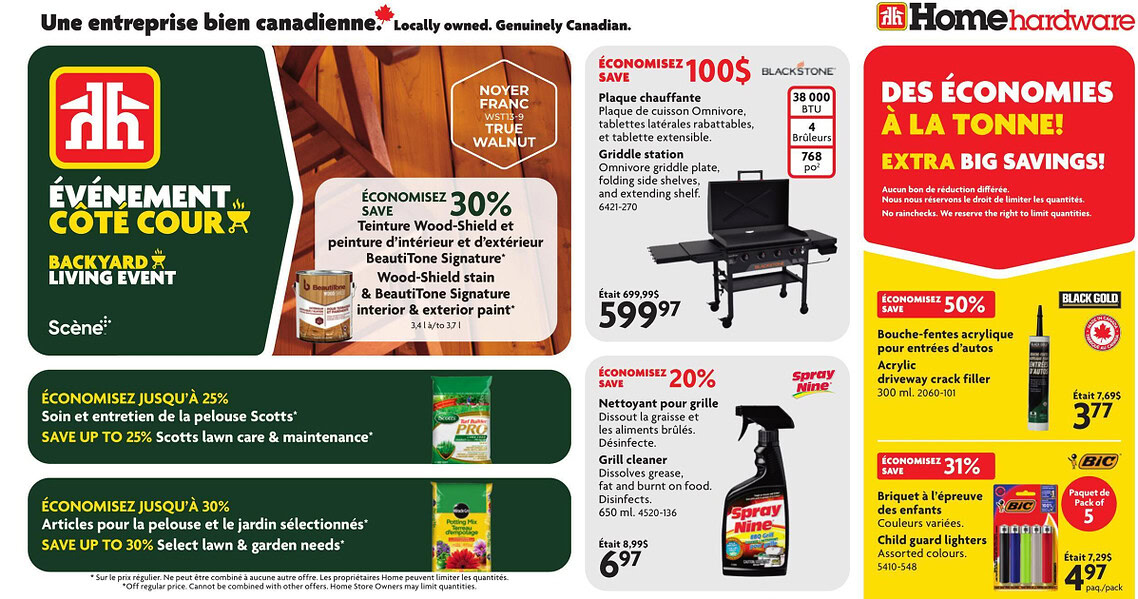 Circulaire Home Hardware du 9 au 22 avril 2026