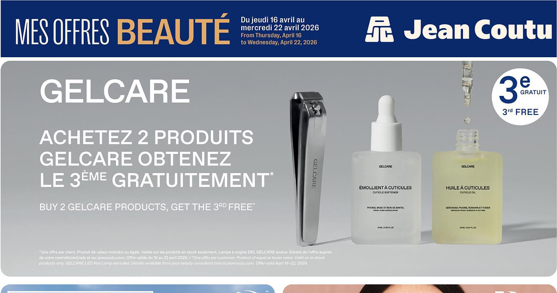 Circulaire Jean Coutu du 16 au 22 avril 2026