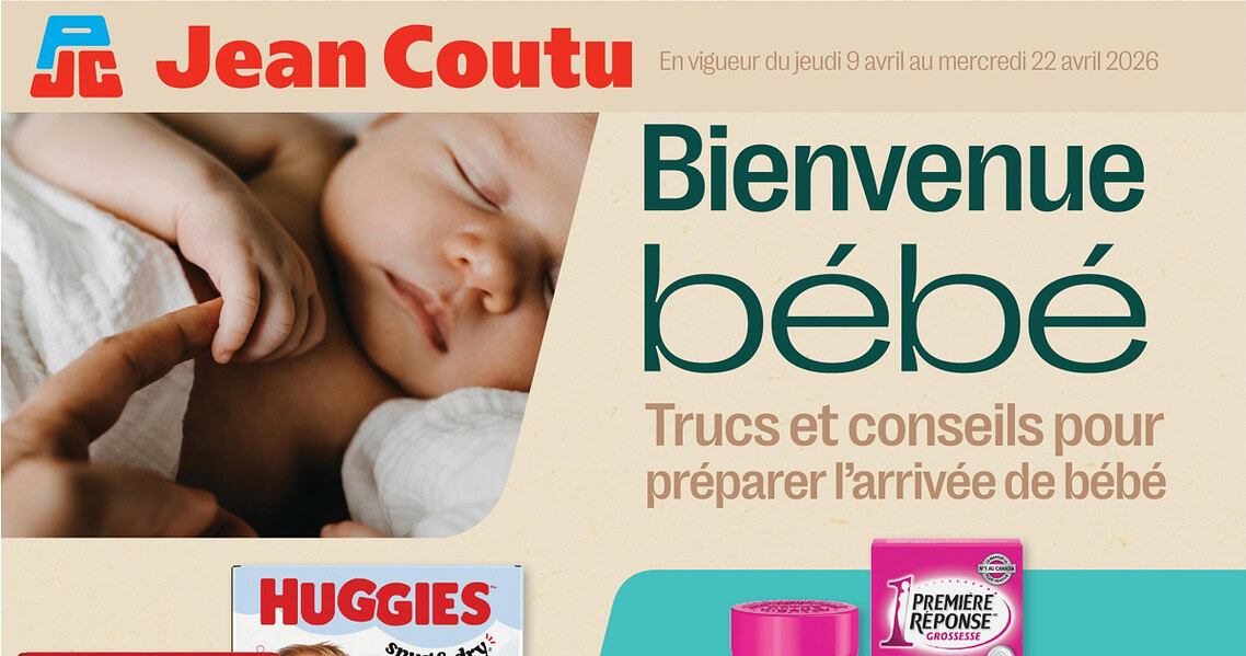 Circulaire Jean Coutu du 9 au 22 avril 2026