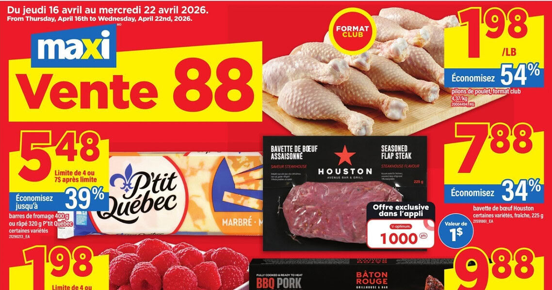 Circulaire Maxi du 16 au 22 avril 2026