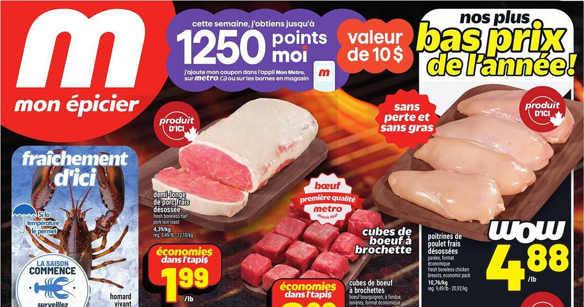 Circulaire Metro du 30 avril au 6 mai 2026