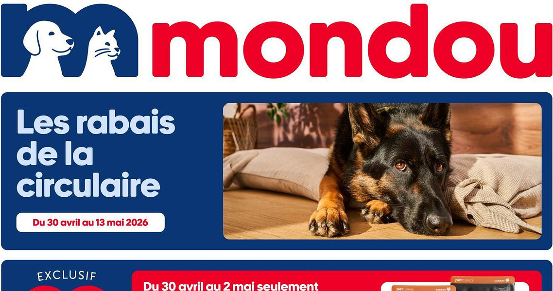 Circulaire Mondou du 30 avril au 13 mai 2026