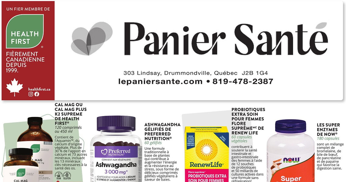 Circulaire Panier Santé du 3 au 18 avril 2026