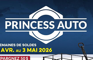 Circulaire Princess Auto du 21 avril au 3 mai 2026